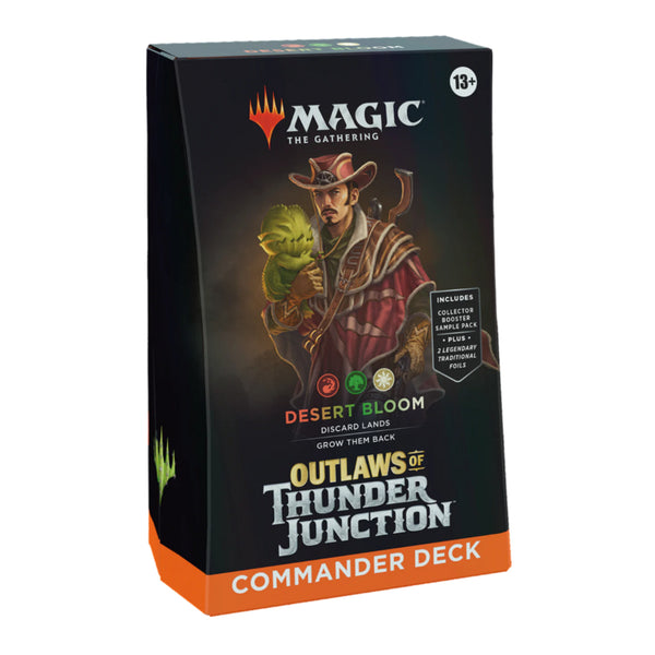 MtG: Outlaws of Thunder Junction Commander Deck Display - Desert Bloom