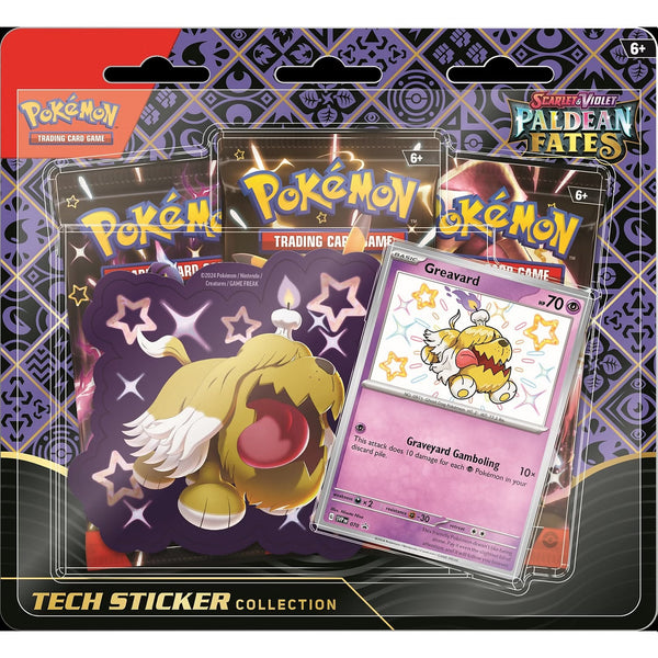 Pokemon TCG: Scarlet & Violet 4.5 Paldean Fates - Tech Sticker Collection - Greavard