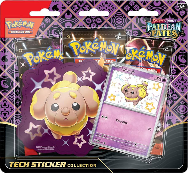 Pokemon TCG: Scarlet & Violet 4.5 Paldean Fates - Tech Sticker Collection - Fidough