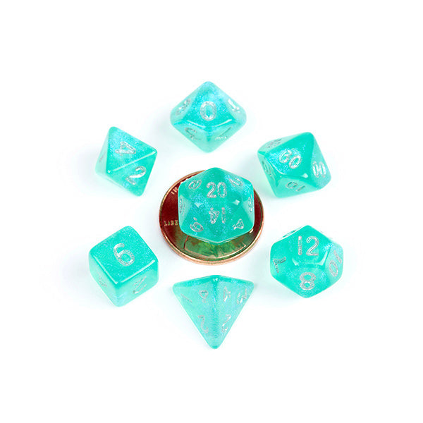 7-Die Set 10mm Stardust: Turquoise (Teal)