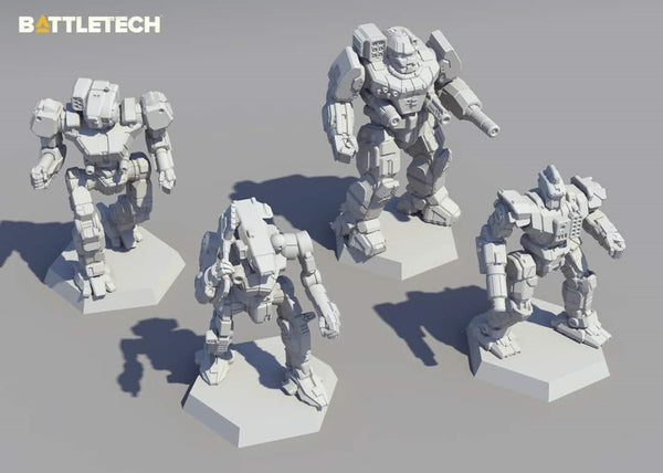 BattleTech: Inner Sphere Heavy Lance Miniatures Pack