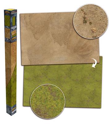 Battlefield in a Box: Gaming Mat - Desert / Grass 72