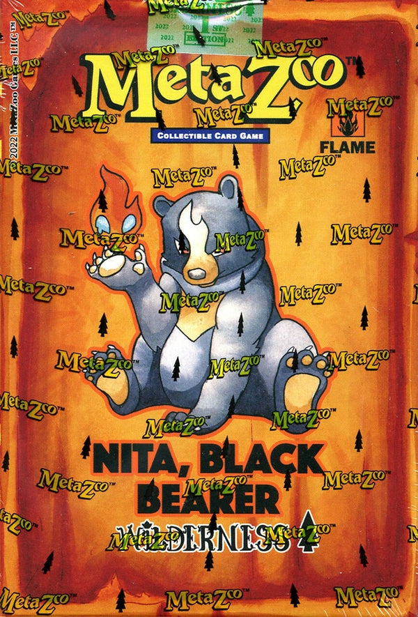 MetaZoo TCG: Wilderness Theme Deck - Nita Black Bearer - Flame